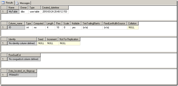 Using Sql Server Management Studio Table Designer To
